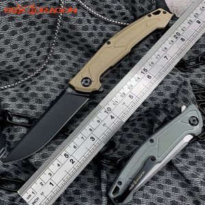 Nimoknivesfatdragon Outdoor EDC camping vismes 10cr15comov Blade roestvrij staal + G10/ roestvrij staal + vlasmicata-handvatjacht multi-tool KN