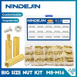 Nindejin 420 / 440pcs Kit d'espaceur en laiton rond mole