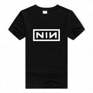 Neuf pouces ongles t-shirts NIN groupe de Rock industriel américain t-shirt été pur coton hauts à manches courtes t-shirt Q5I7 #