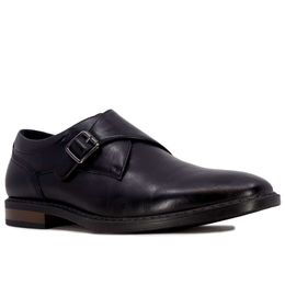 Nine West Monk Strap Loader para hombre: zapatos de vestir Oxford de cuero vegano para comodidad formal y casual de negocios