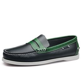 noventa y tres zapatos casuales para hombre cuero estilo británico negro blanco marrón verde amarillo rojo moda al aire libre cómodo transpirable