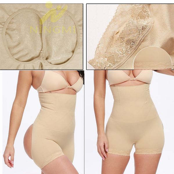 Ningmi Sexy Butt Lifter For Women Body Shaper Sincall Taist Trainer BodySuit Control Pantes Bottom Push Up Underwear Shapewear