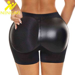 NINGMI femmes corps Shaper bout à bout culotte grande taille rehausseur de hanche sous-vêtements gaine amincissante sans couture coussin de hanche Booty Y220411