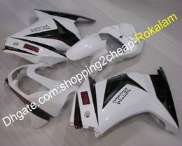 250R Carrosserie onderdelen voor Kawasaki ZX250R EX250 2008 2009 2010 2011 2012 White Black Motorbike Fairing Kit (spuitgieten)