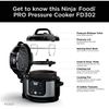 Ninja FD302 Foodi 11-in-1 Pro 6.5 Qt. Auiseur sous pression et friteuse ￠ air qui cuit ￠ la vapeur avec 4,6 Qt. Assiette Crisper, Rack Broul Rack et Recette Book