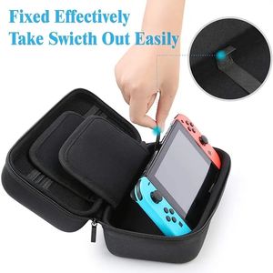 Étui de transport Nintendo Switch pour Nintendo Switch/OLED, housse de transport rigide pour console NS et accessoires, pochette de voyage portable de protection mince