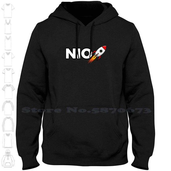 Nio To The Moon Streetwear Sport Sweat à capuche Citation drôle Citation drôle Citation grossière Libellé effronté Tendance Cool Investor G1007