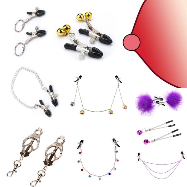 Pinces à tétons, jouets sexy pour femmes, masturbateurs de sein, jeux pour adultes, esclaves Bdsm, Bondage, fétiche, accessoires exotiques pour Couples