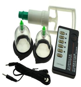 Pompe à vide sous vide de sous-tasse de Nipple Masseur de choc électrique Sucker Sucker Stimulant Stimulateur Pussy Bondage Adult BDSM SEX GAM4995069