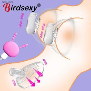 Nipple Masage Vibrator Clitoris Stimulator Oral Sex Sex toys pour adultes Tire-lait Agrandissement Lécher Nipple Vibrator pour femmes L230518