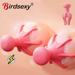 Vibrateur de mamelon pour femmes Massage massage Massage Blamper Spulking Stimulat