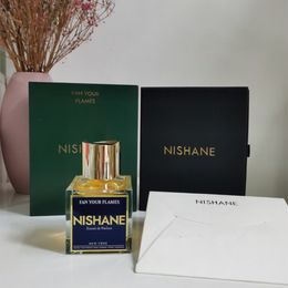 Nishane parfum Fan Your Flames 100 ml Eau De Parfum pour hommes femmes avec eau de Cologne durée durable bonne qualité haute capacité de parfum parfum 100 ml