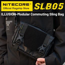Nitecore SLB05 Commute Sac à main sac à main sac à main fonctionnel sac à poitrine épaule sac à bandoulière fonctionnel pour iPhone Xiaomi