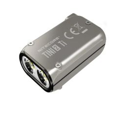 Nitecore Tini2 Ti Titanium Keychain Intelligent Keychain Rechargeable Light EDC 500 Lumens Oled Smart Dual-Core Light