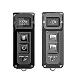 Niecore TUP USB rechargeable mini torche CREE XP-L HD V6 LED max 1000 Lumen Poutre Distance de 180 mètres EDC EDC Pochette de poche Y20072 77 W2
