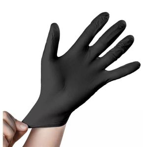 Guantes de nitrilo para alimentos XINGYU guantes desechables guante negro industrial ppe polvo látex jardín hogar cocina 9301041