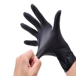 Gants Xingyu Nitrile Noir anti-dérapant protection contre les particules cuisine Laboratoire cuisson Xingyu jetable