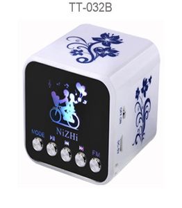 Nizhi TT032B Mini altavoz Player portátil Player Player Support UDISK TF Cardfm Radio8696621