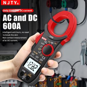 NJTY Digital Plamp Meter 600A DC / AC Current Auto Range Multimètre 6000 COUNT