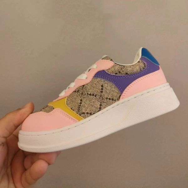 NK Enfants Baskets Ace Enfant Chaussures Garçons Baskets De Tennis Basses Enfants Filles G Imprimé Enfant Chaussure Jeunesse Casual Designer Marque Vintage Extérieur Sne GG