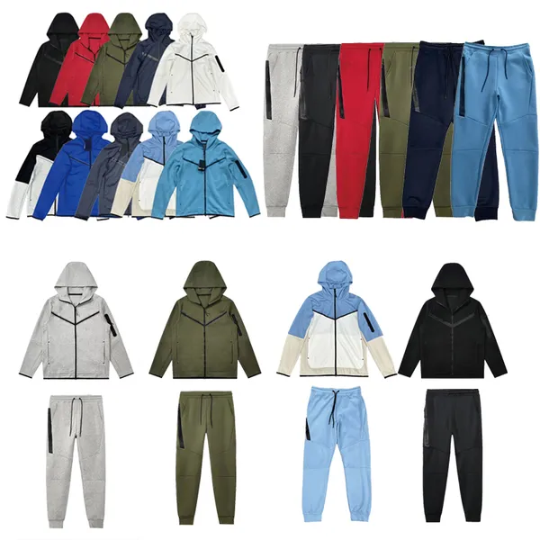 NK épais homme Tech pantalons de sport Tech polaire Sweats à capuche Designer pantalons de survêtement à capuche hommes femme Jogger pantalons survêtements bas Techfleece joggers Sportswear Suit