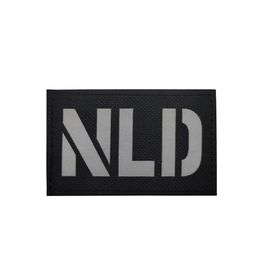 NLD Pays-Bas Patches de crochet et de boucle réfléchissantes ir Tactical Morale Military Army Clothes Brands Camouflage Vêtements Patches