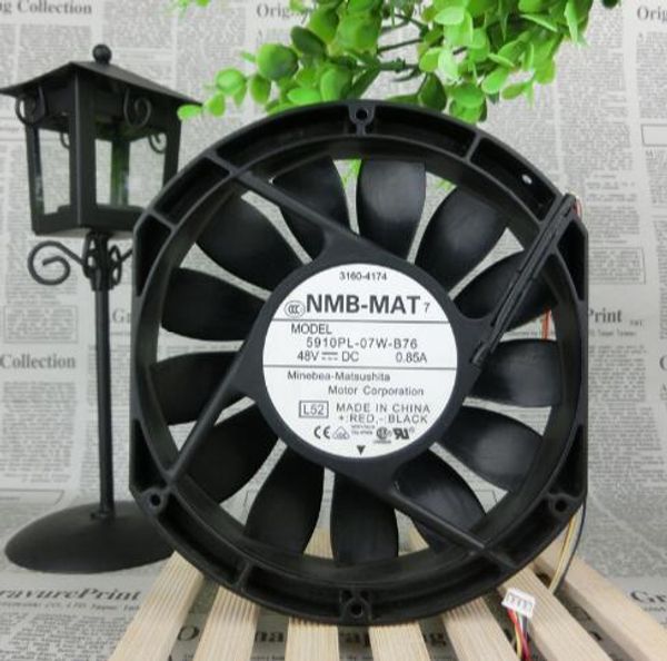 NMB 17025 0.85A 17CM 5910PL-07W-B76 48V ventilateur de refroidissement à châssis mince à quatre fils