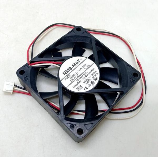 NMB 7015 12V 2806KL-04W-B39 7cm ventilateur de projecteur CPU d'ordinateur à trois fils avec ventilateur silencieux à double boules