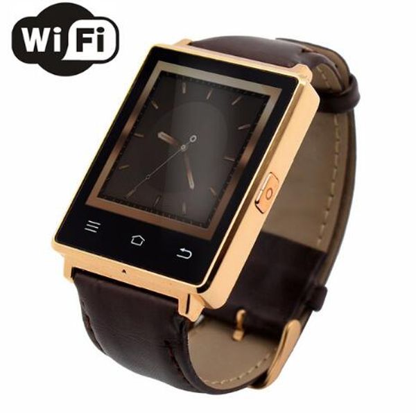 NO.1 D6 1GB RAM 3G Pour SmartWatch Support Santé GPS WiFi Fonction pour MTK6580 Quad Core 1.63 pouces Smartwatches Smartwatches