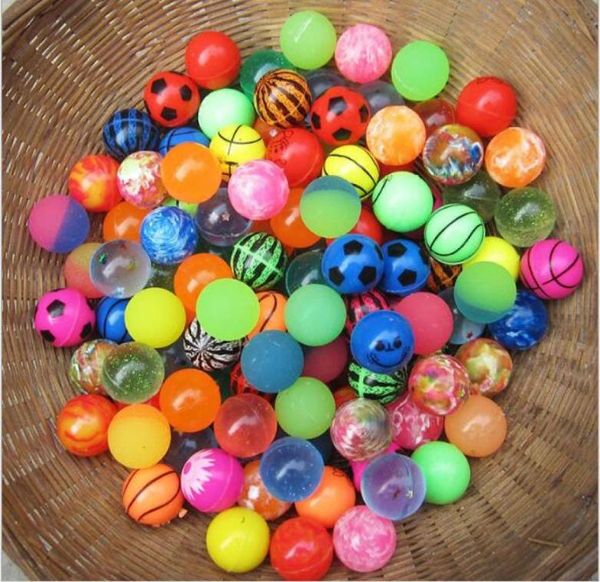NO.27 25mm balles rebondissantes en caoutchouc solide flottant amusant pêche en mer pour enfants jouets jouets d'amusement 7234643
