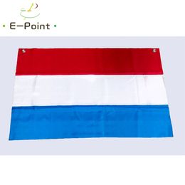 No.5 96 cm * 64 cm maat Europese vlag van Luxemburg top ringen polyester vlag banner decoratie vliegende huis tuin vlag feestelijke geschenken