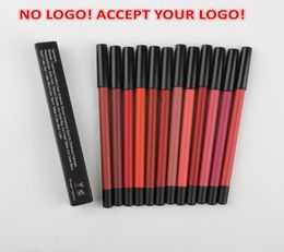 No Brand 31Color Lip Pencils Glitter Lips Cowerbrow Cowbrow Eyeliner impermeable componente natural Acepta su logotipo9544184