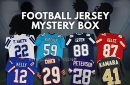 No Brand Rugby Football Mystery Box Cadeaux de Noël parfaits Triés à la main au hasard N'importe quelle équipe Maillot de joueur célèbre kingcaps store Mystique Jersey Clearance dhgate Discount