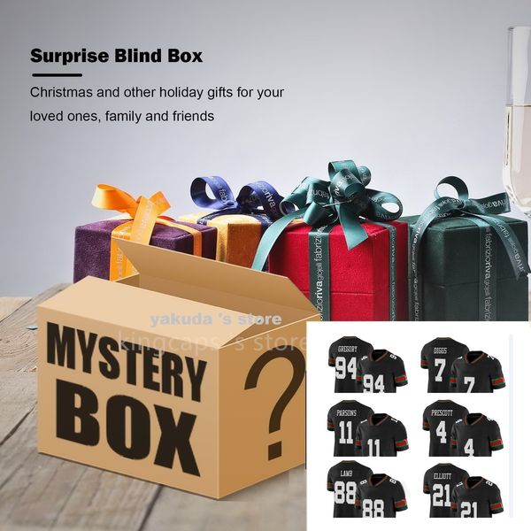 No Brand Rugby Football Mystery Box cadeaux de Noël parfaits cueillis à la main au hasard n'importe quelle équipe célèbre joueur Jersey kingcaps vente en gros DHgate Clearance Promotion Shirts