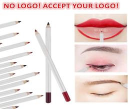 Aucune marque, crayons à lèvres blancs de longue durée pigments durables, liplinner imperméable crayon à crayons eyeliner outil de maquillage accepter votre logo4259247