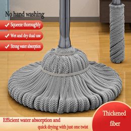 Sin lavado a mano Mop para la limpieza del piso del hogar giratoria Agua retorcida de agua Lazy PERSONA Herramientas 240508