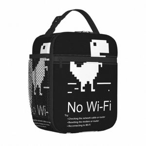 Non Internet Dinosaur isolate Lunch Sac Coloner Sac Meal Consulter Clainer Cooler Jurassic Offline Park Lunch Box Tote Beach Outdoor N8XP #