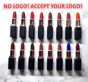 Geen merk! Vierkante buis mat lipstick charmante hydraterende langdurige lip balsem accepteren aangepast logo