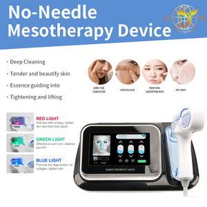 No-Nedle Mesotherapy Apparaat RF LED foton Meso-pistool Naaldvrije gezichtshuid Hydraterende face lift rimpel verwijdering nano naald mesotherapie inje259