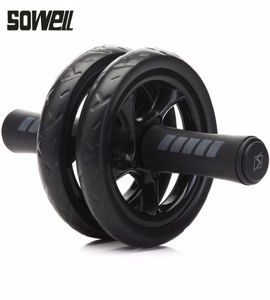 Geen geluidsbuikwiel AB Wheels Roda Abdominale oefenrollen met MAT voor oefening Fitness Equipment Muscle Trainer 3026670