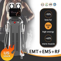 Sin dolor EMSLIM Building Electromagnetic Muscle Building EMSLIM con venta de máquina RF 15 Tesla EMS Pérdida de grasa Hiemt RF Buttock Lift Máquinas 4 manijas