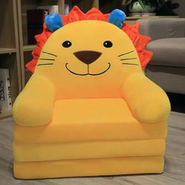 Pas de dossier de canapé pour enfants Sofafoldable Armchair 2 en 1 en maille pliable support de dossier Perfect Posture Cushion Véhicule 240314