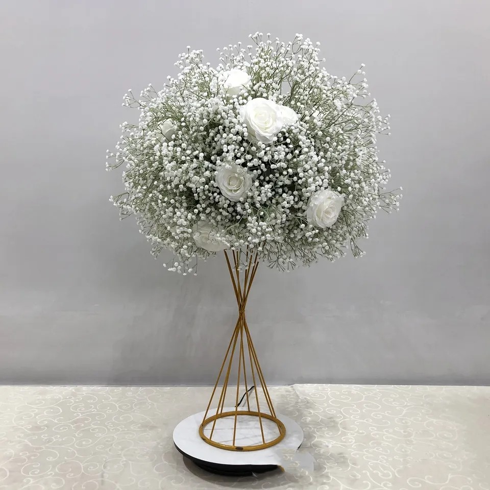 Imake599 Silk Orchid Bouquet for Valentine's Day Weddings: Artificial Centerpieces, Floral Arrangements, Flower Balls.