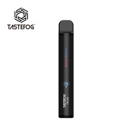 Pas de taxe Vape pod jetable Tastefog Tplus 2ml 550mah 800Puff e cigarette 11flavors En stock