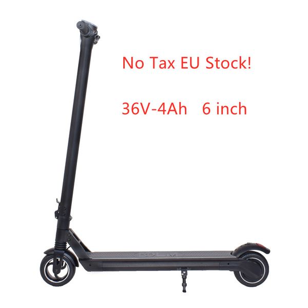 Pas de taxe Stock ue! Scooter intelligent pliable planche à roulettes électrique vitesse maximale 25 km/h 36V-4Ah 6 pouces APP contrôle X6