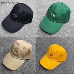 NOAH Ball Caps Men Femmes Casual Green KaKi Black Orange Jaune NOAH KAHAN Baseball Cap Qualité Cross Logo Logo Broderie Chapeaux Réglables NOAH CAP