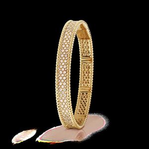 Bracelet noble et élégant Bracelet populaire Bracelet Bracelet pour femmes en argent Plat 18k Rose Or avec bracelet Vanley Common