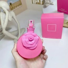 Noble élégant 80 ml parfum bonne odeur longue durée haute qualité EDP Sprayhigh Qualityy livraison rapide Valentina Designer parfum pour femme rose