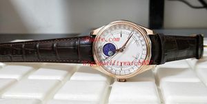Nobele Hoge Kwaliteit Horloge Nautilus 5726 5726A-001 Bruin lederen roestvrijstalen transparante mechanische automatische herenhorloges