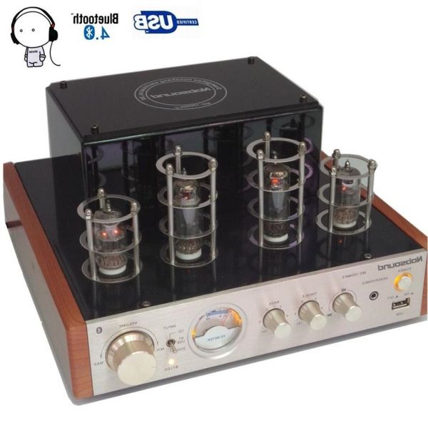 Freeshipping Nobsound MS-10D MKII MP3 Amplificador de audio para el hogar Tubo Bluetooth Auriculares Reproductor de música multifunción Altavoz Amplificadores Uqlgs
